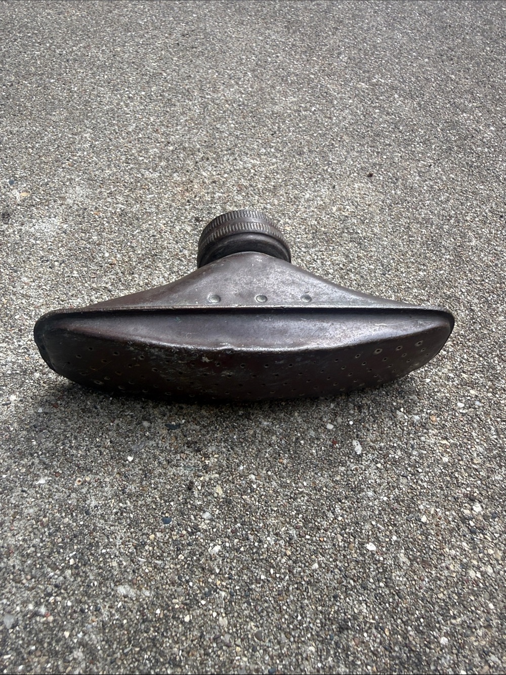 Vintage fan spray garden hose nozzle